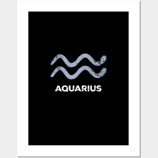 Aquarius Zodiac Sign Posters and Art